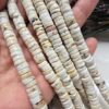 8x3 MM Disk Beyaz Turkuaz Taşı - Görsel 2