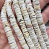 8x3 MM Disk Beyaz Turkuaz Taşı