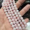 8 MM Küre Pembe Kuvars Taşı - Görsel 3