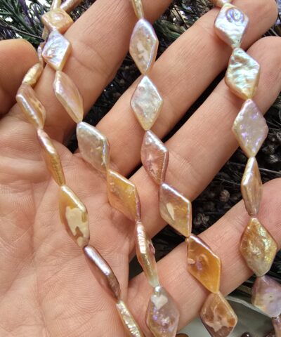 9x15 MM Karo Somon Doğal Barok İnci