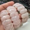 Bileklik Pembe Kuvars Doğal Taş - Görsel 4