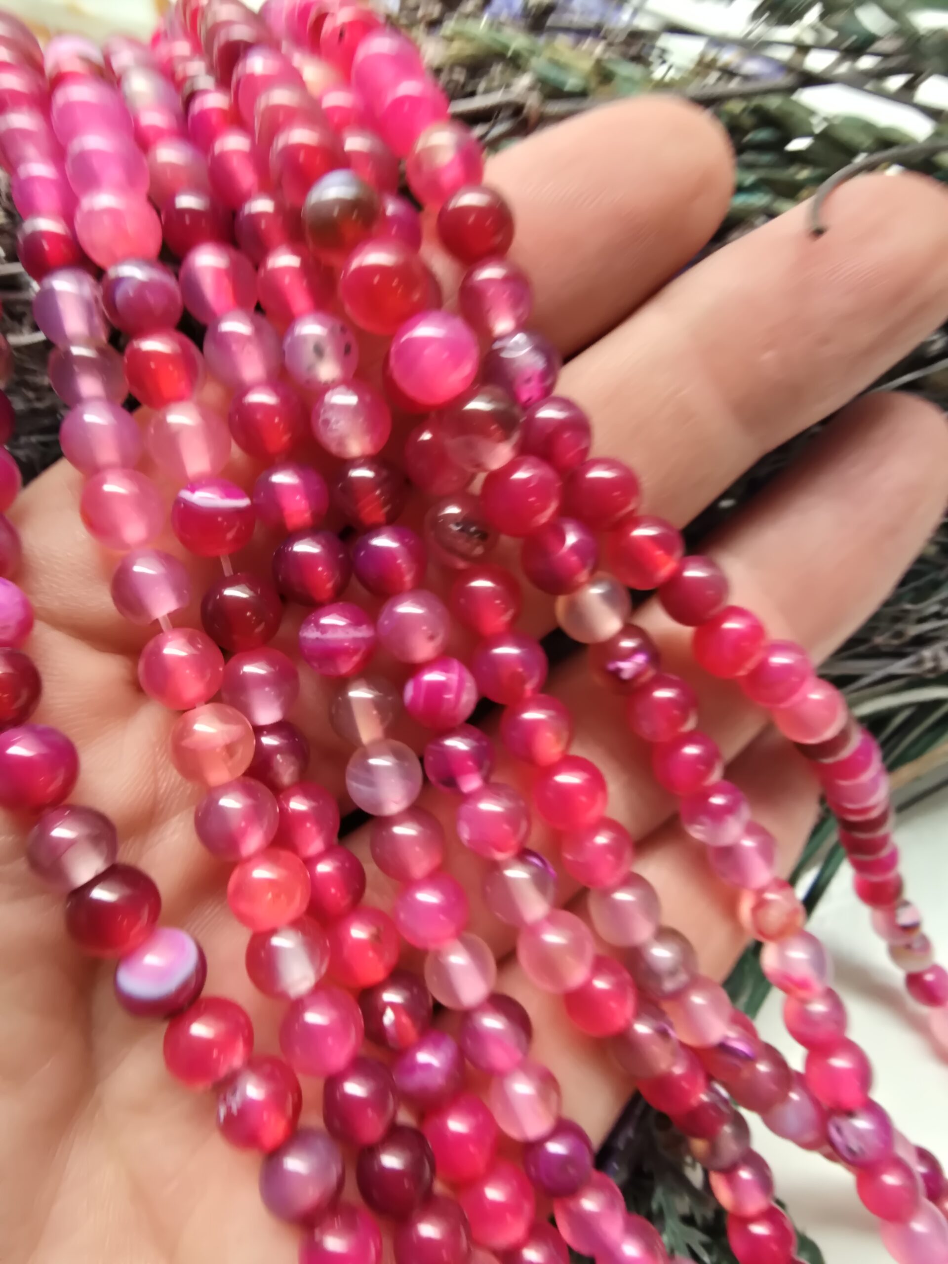 6 MM Küre Fujya Akik Taşı