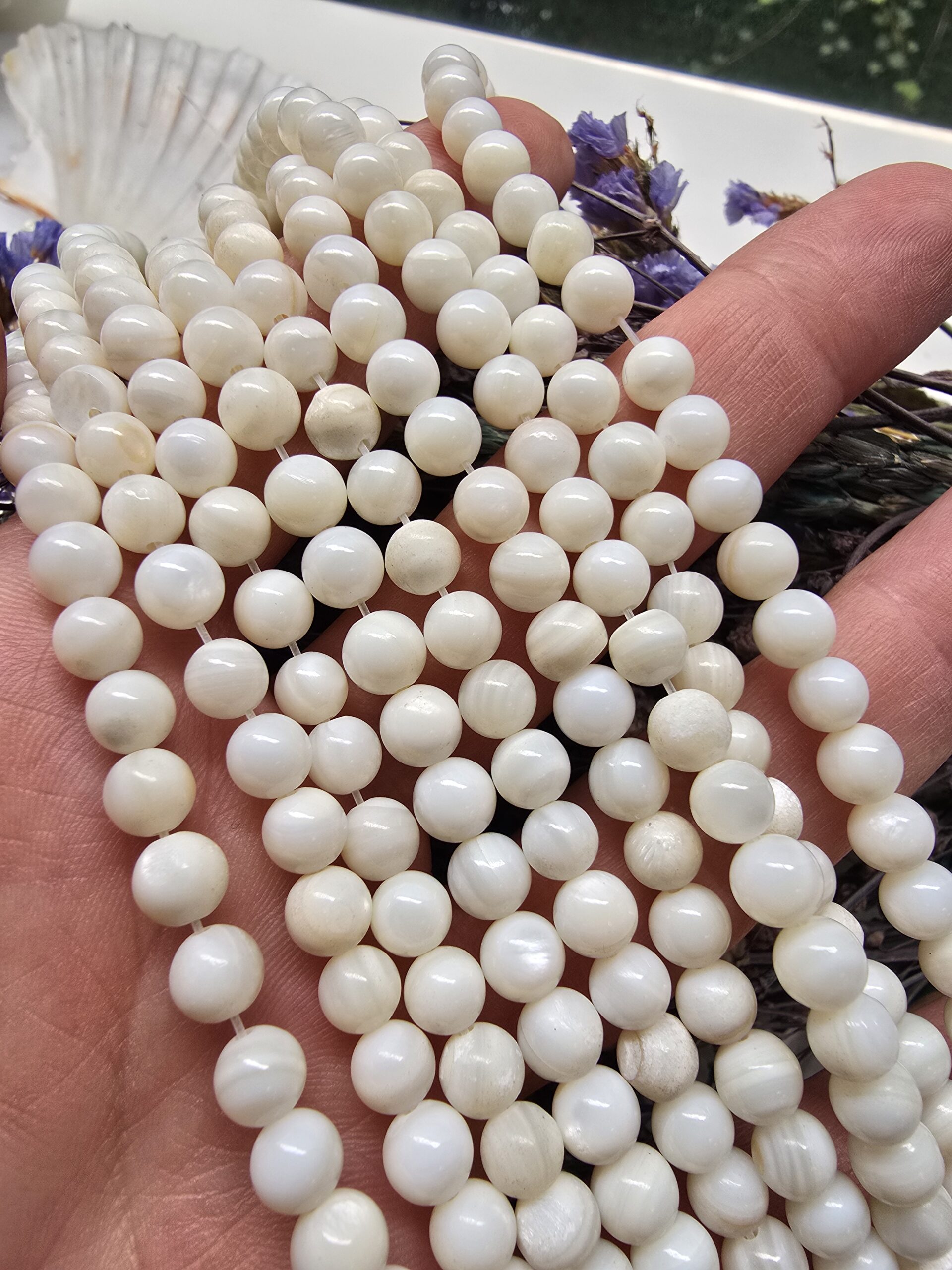 6 MM Küre Sedef Küre Kesim Doğal Taş Dizi