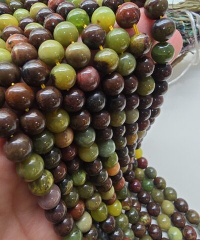 8 MM AAA Küre Yeşil Opal Taşı