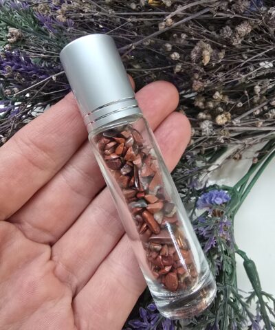 8 CM Roll On Şişe İçerisinde Kırık Jasper Taşı