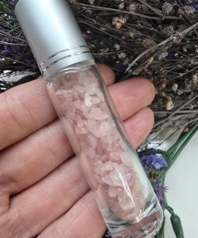 Alternative view of 8 CM Roll On Şişe İçerisinde Kırık Pembe Kuvars Taşı