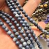4 MM Küre Mavi Mercan Doğal Taşı - Görsel 3