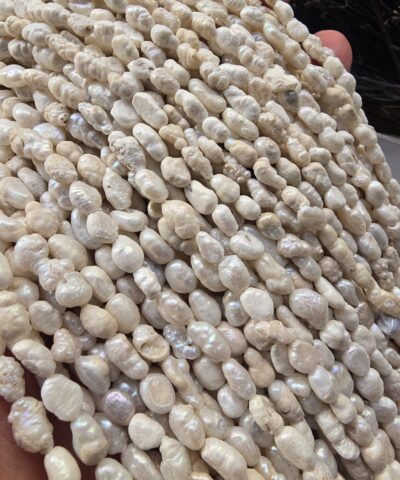 Ham Renkli Arpa Tatlı Su Doğal İncisi