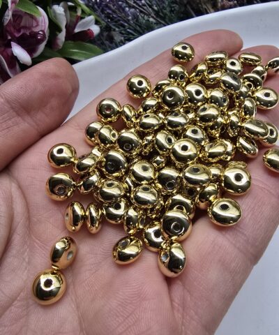 Alternative view of 8x4 MM Rondela Gold Renkli Akrilik Bileklik ve Kolye Boncukları